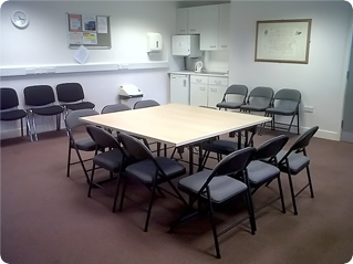 The large meeting room at Cotgrave Futures